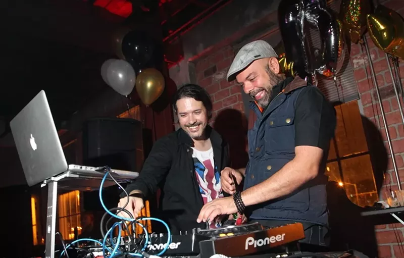 Image: Ray Milian and Aramis Lorie at Poplife 15th-anniversary event in 2014.