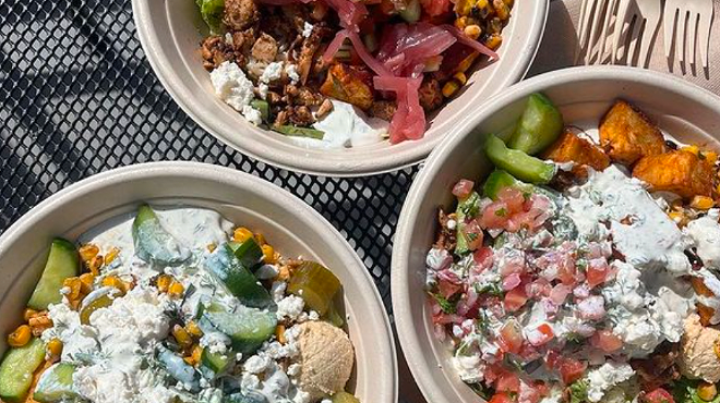 bowls of food