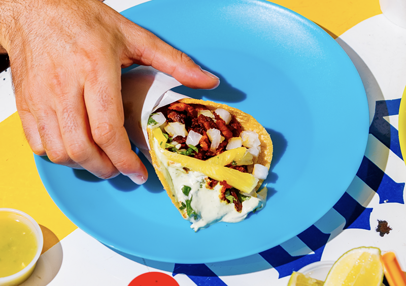 Image: taco on plate