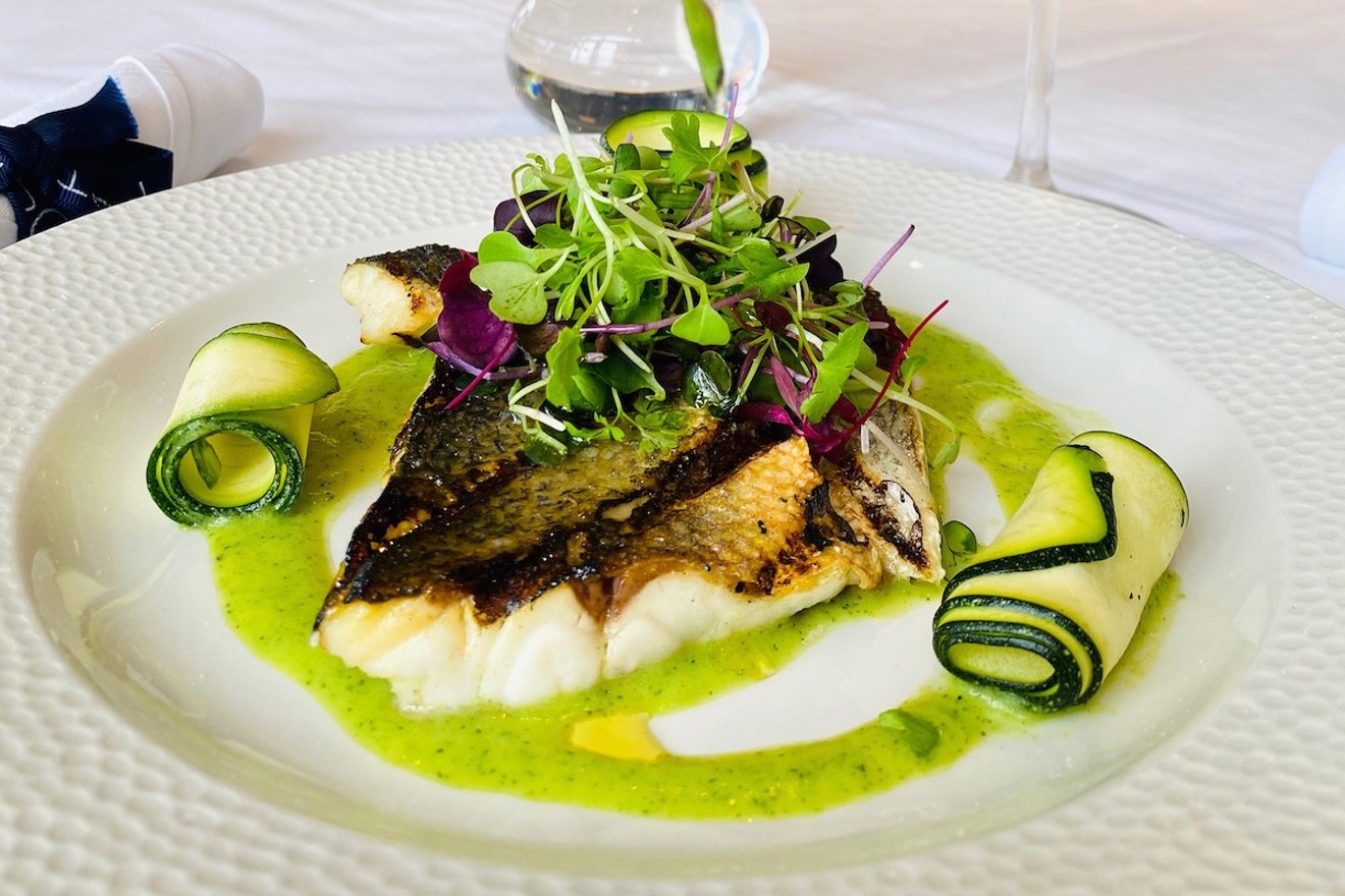 Portosole's coastal Italian menu highlights fresh fish flown in from across the Atlantic.
