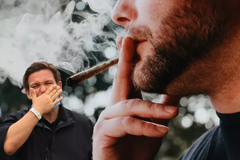 Image: Ron DeSantis' gubernatorial challengers do not agree that weed smells "putrid."