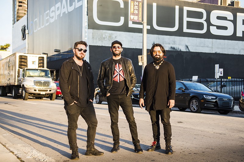 Club Space co-owners David Sinopoli (left), Davide Danese, and Coloma Kaboomsky. The 11th Street dance mecca announced it will be closing this summer due to renovations to its emergency stairwell.