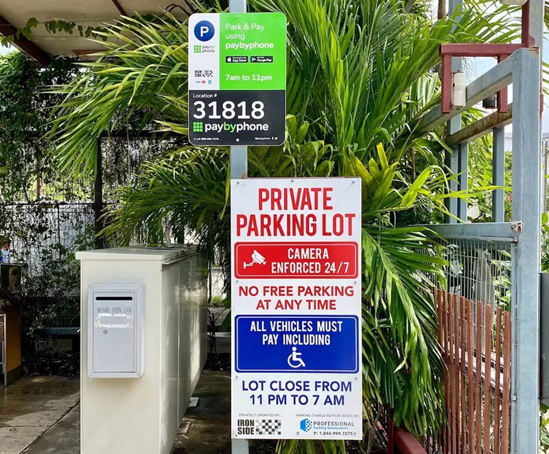 Image: Signage at the Ironside complex in Miami.