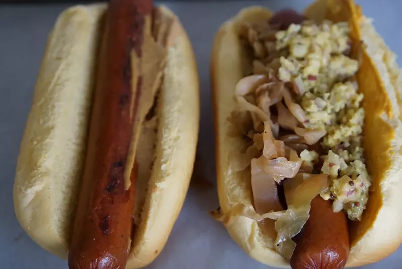 Image: Proper Sausages' hot dogs
