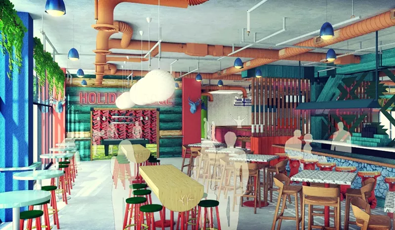 Image: Rendering of Punch Bowl Social Miami