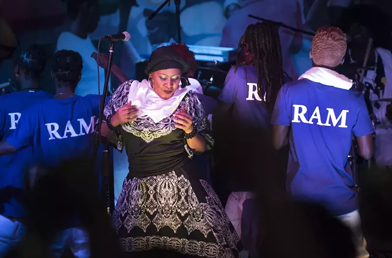 Image: Lunise Morse is RAM's lead singer and the wife of the band's founder, Richard A. Morse.