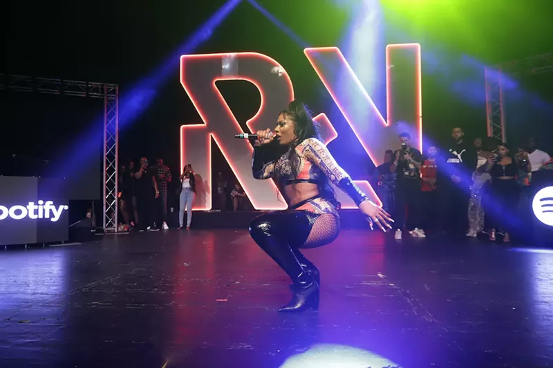 Image: Megan Thee Stallion headlined the RapCaviar Live concert at the Fillmore Miami Beach.