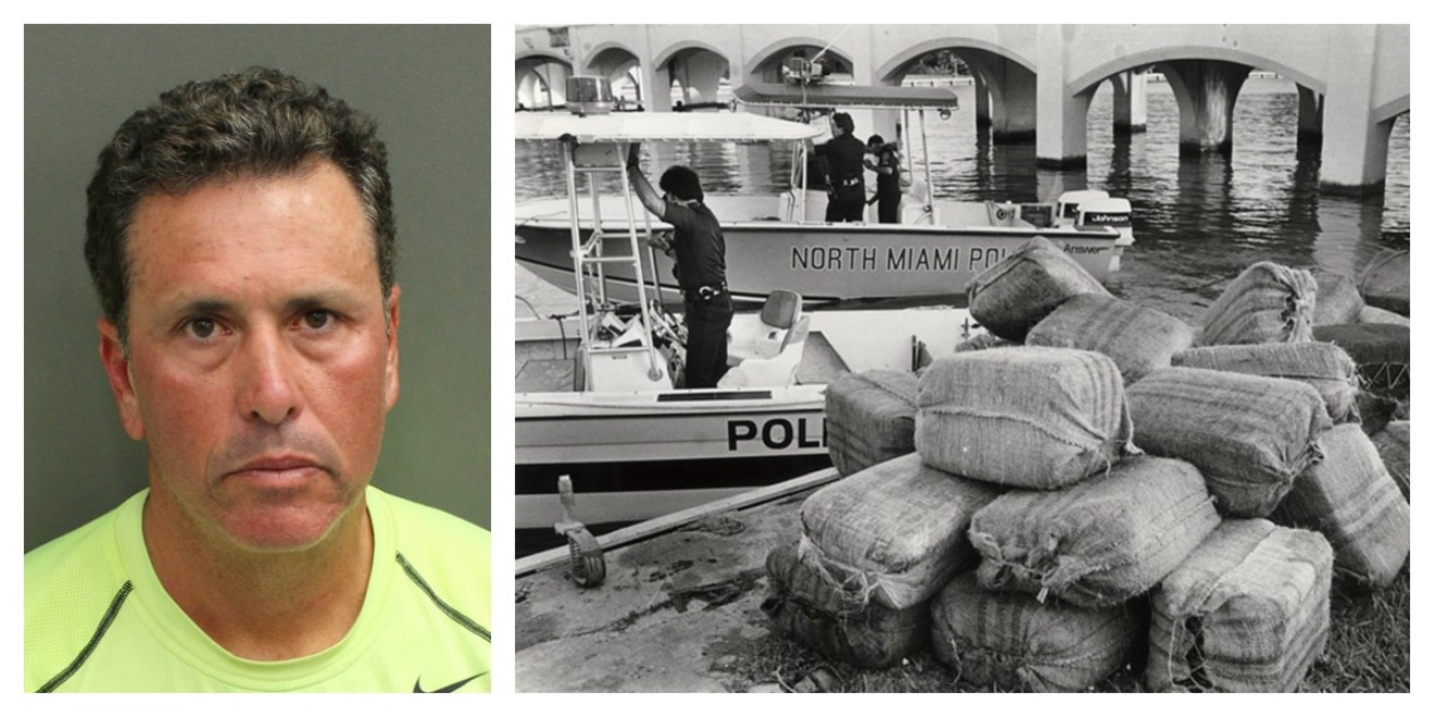 Gustavo Falcon, part of the largest cocaine-smuggling operation in Miami's history, had been on the run for 26 years before his capture last night.