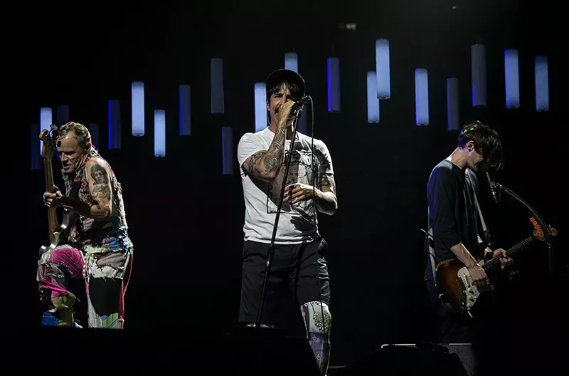 Image: See more photos from the Red Hot Chili Peppers' show at the American Airlines Arena here.
