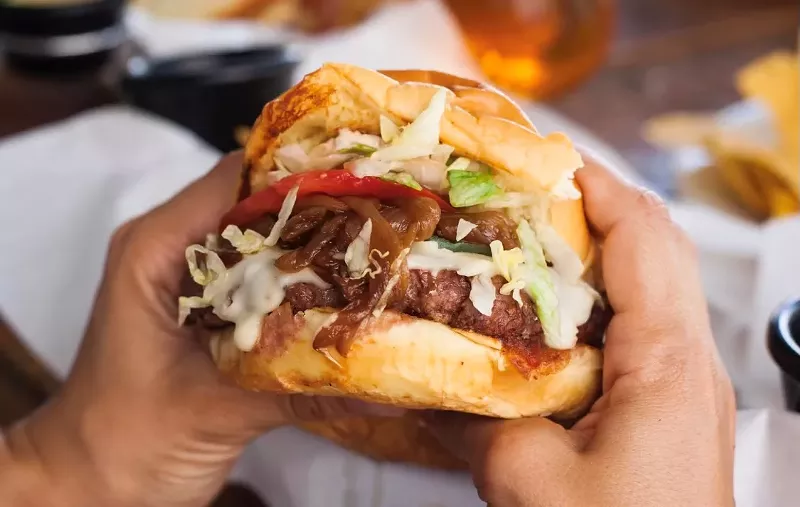 Image: The Miami Heat burger