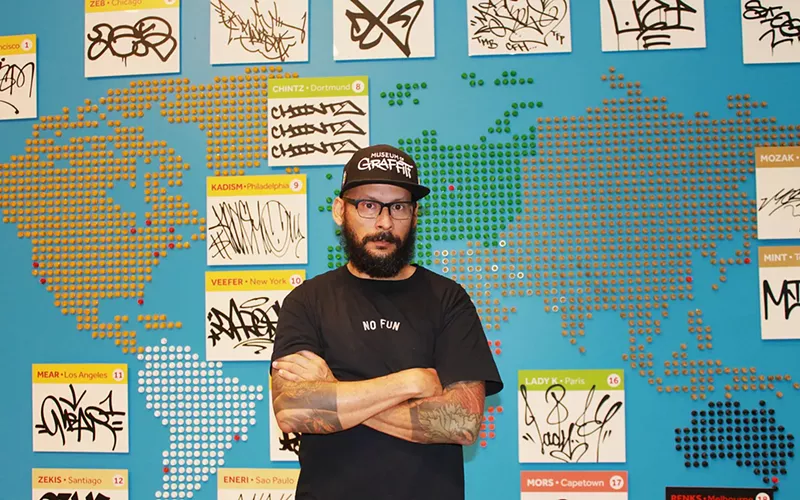 Image: Museum of Graffiti cofounder Alan Ket
