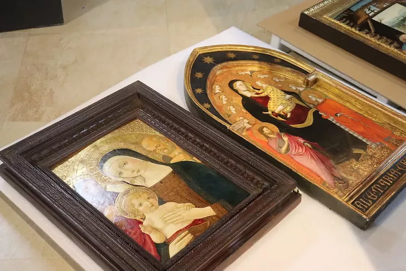 Image: Masterpieces from the Italian Renaissance arrived in Miami on September 5 at Belen Jesuit Preparatory School.