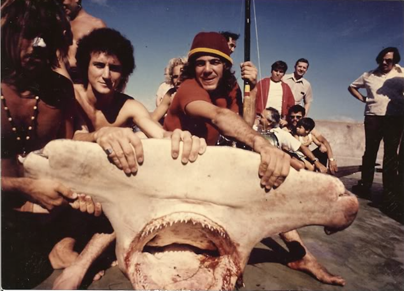 Rene De Dios (center) was more than a shark fisherman — he was a local legend.
