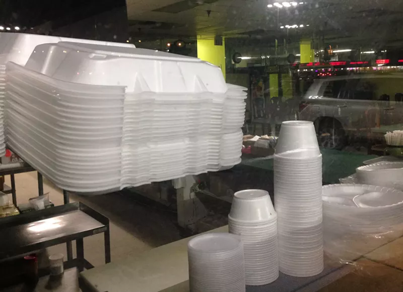 Image: In 2016, Coral Gables passed a city law banning the use of expanded polystyrene, otherwise known as the trademark Styrofoam.