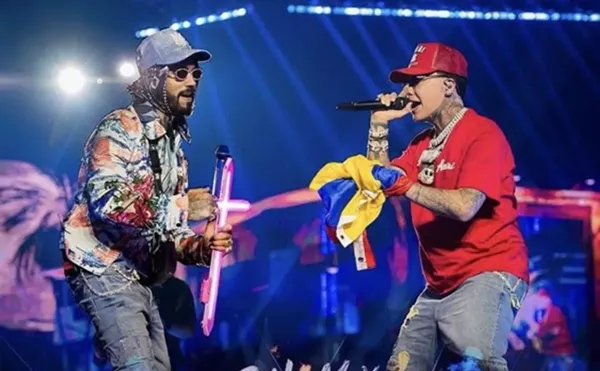 Image: Review: Anuel AA Brought Flash, Fire, and a Divided Crowd to Kaseya Center