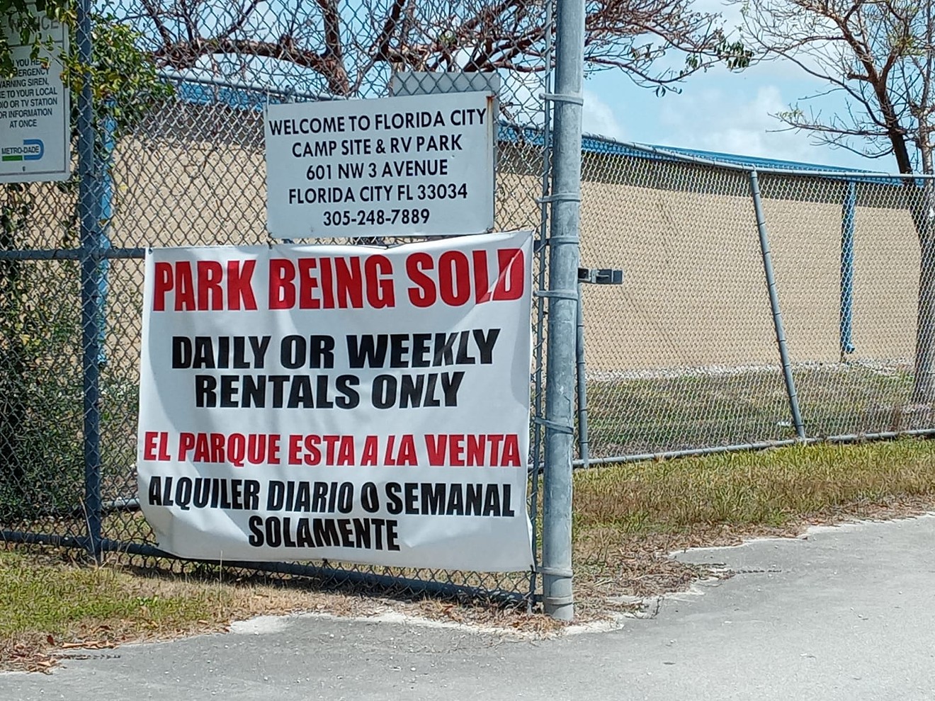 Florida City is selling the land rights to an RV park and telling residents they must leave.