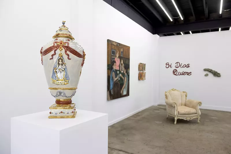 Image: Installation view of "¿Qué Pasa, USA?" at Mahara+Co