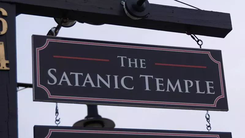 Image: The Satanic Temple of Salem, Massachusetts.