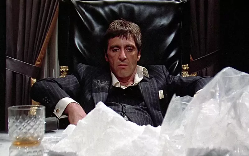 Image: Al Pacino in Scarface.