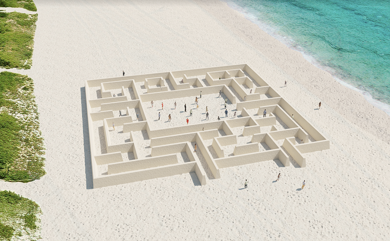 Image: Sebastian Errazuriz Invites You to Find Yourself in a Maze on Miami Beach