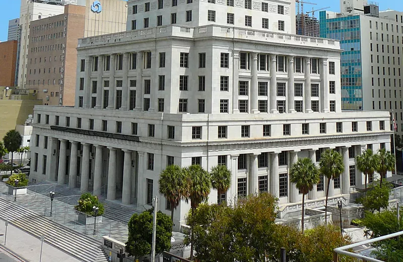 Image: The Miami-Dade County Courthouse at 73 W. Flagler St.