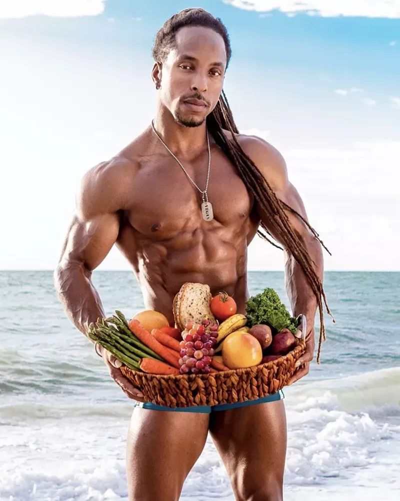 Image: Bodybuilder, trainer, speaker, and proud vegan Torre Washington will speak at the fifth-annual Seed Food & Wine Week.