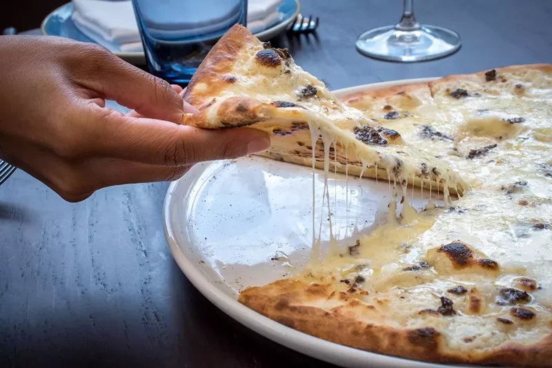 Image: Serafina offers more than a dozen pizzas.