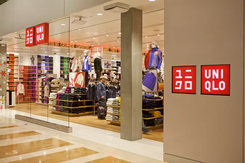 Image: A Uniqlo at Bellevue Square Mall in Washington state.