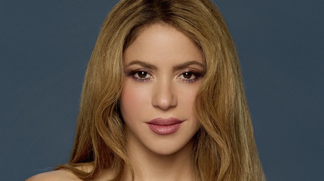 Portrait of singer Shakira