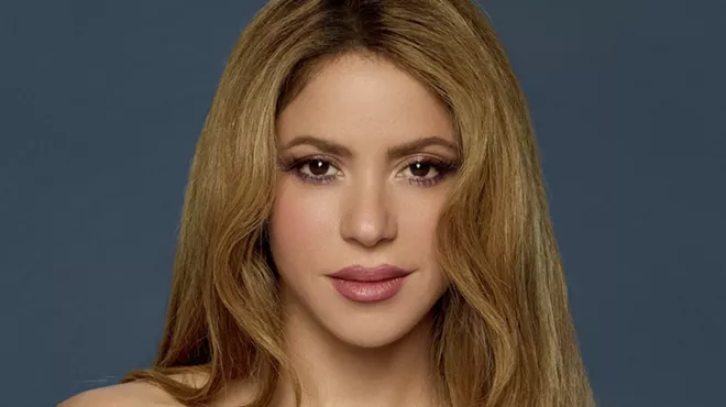 Portrait of singer Shakira