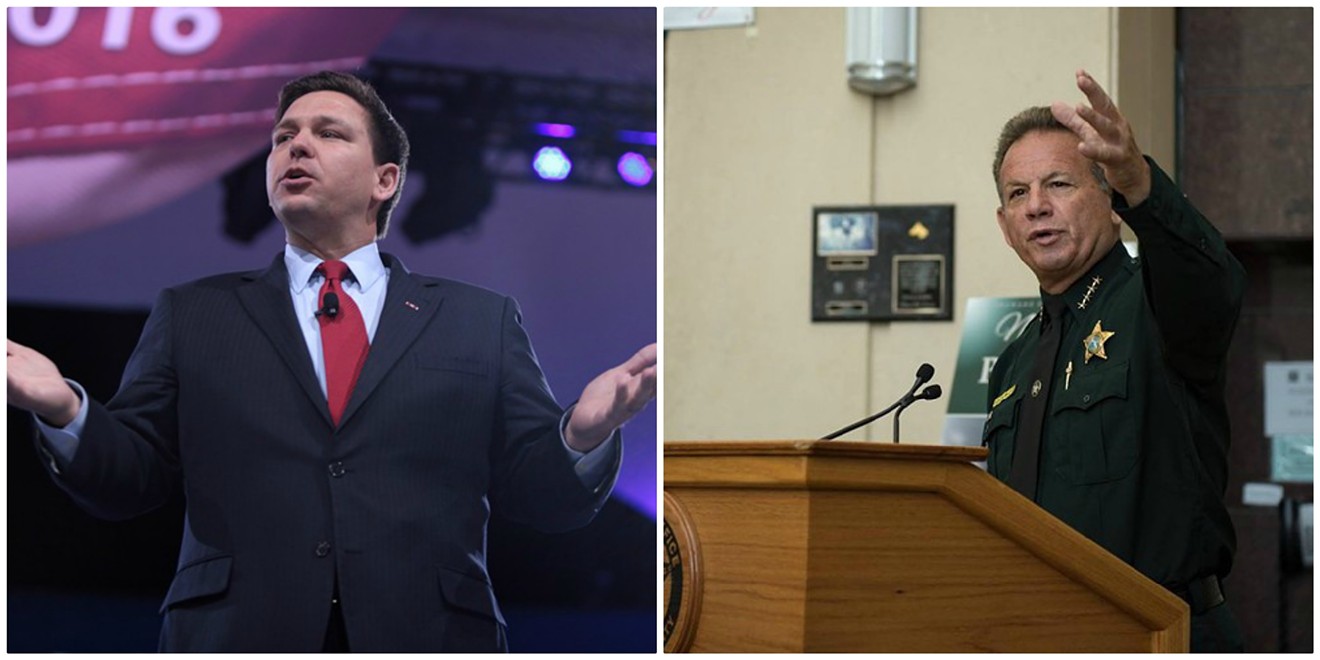 DeSantis, left, may dump Scott Israel, but there is a lot more work to do.