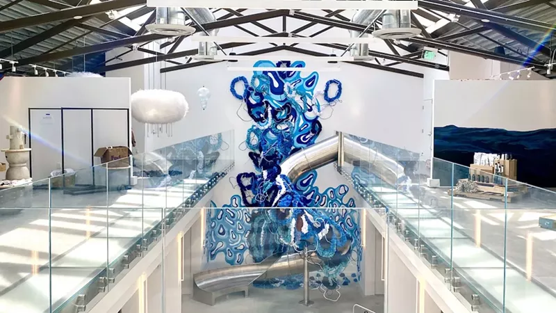 Image: Installation by Soraya Abu Naba’a inside Showfields' Lincoln Road store.