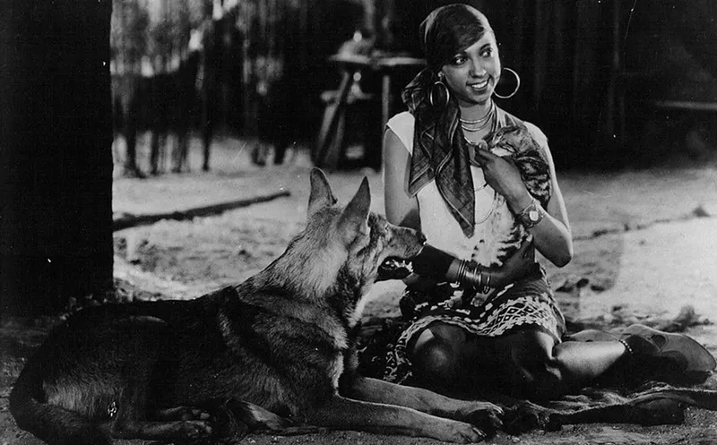 Image: Josephine Baker stars in the 1927 film Siren of the Tropics.