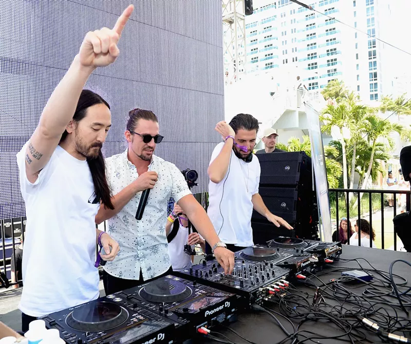 Image: Steve Aoki, Dimitri Vegas, and Like Mike