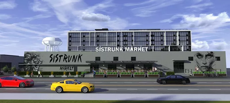 Image: Rendering of Sistrunk Market & Brewery
