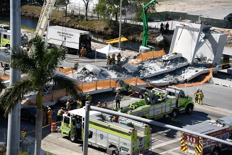 Image: See more photos from the FIU bridge collapse here.