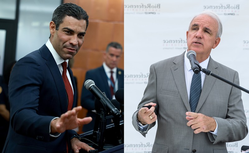 Let the mudslinging commence: Congressman Carlos Gimenez sounds off on Miami Mayor Francis Suarez's presidential bid.