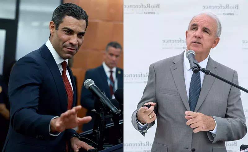 Image: Let the mudslinging commence: Congressman Carlos Gimenez sounds off on Miami Mayor Francis Suarez's presidential bid.