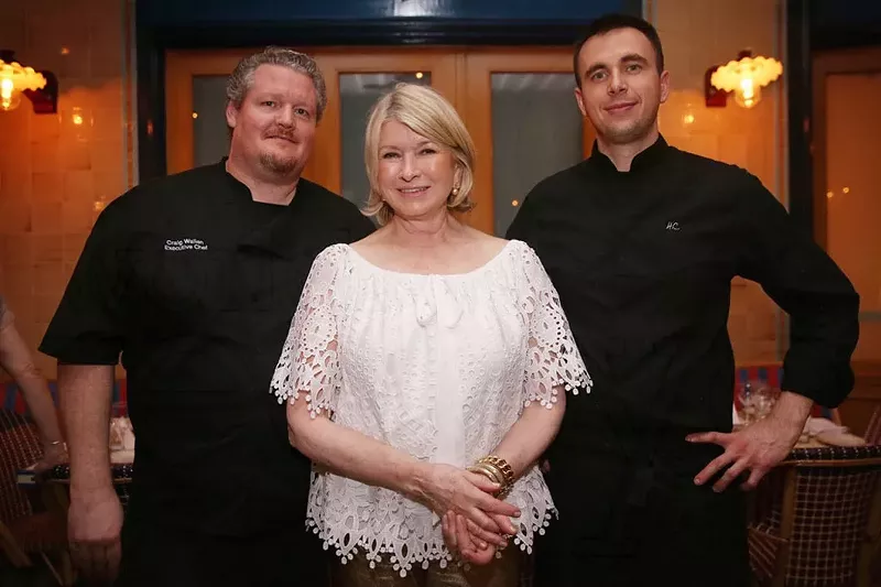 Image: Craig Wallen, Martha Stewart, and Hugo Carmona