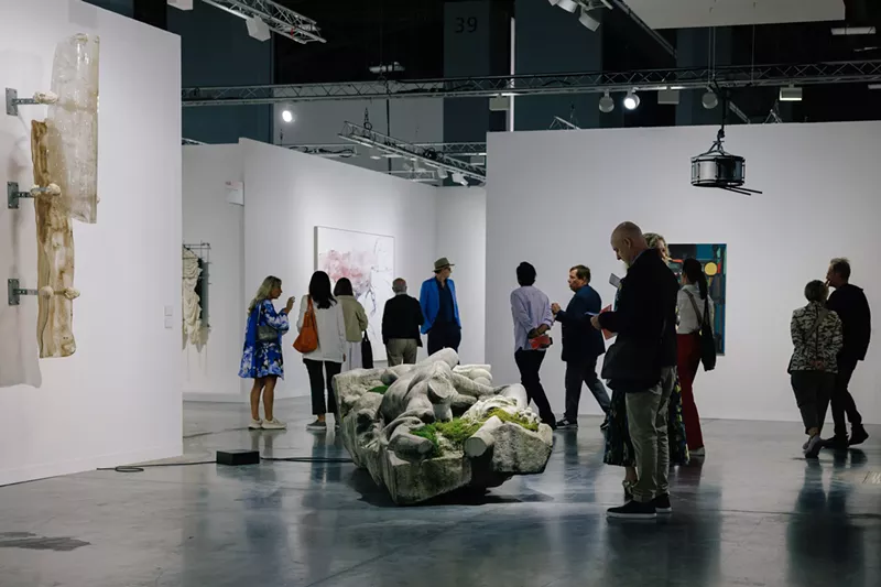 Image: The crowd at Art Basel Miami Beach 2023 at the Miami Beach Convention Center