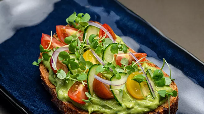 toast on a plate
