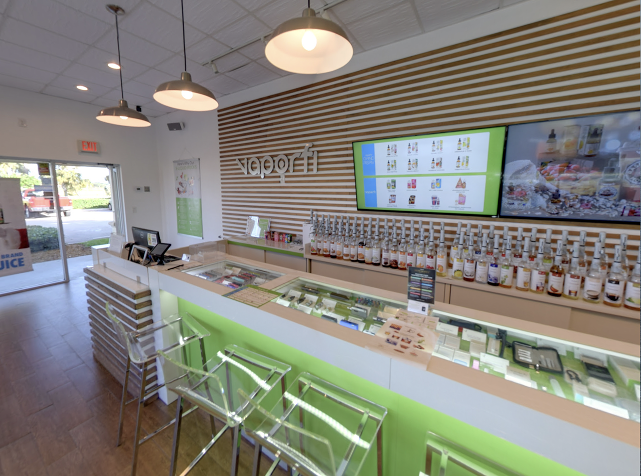 VaporFi in Miramar offers more than 350 Delta-8 products, from blunts to brownies to chocolate chip cookies.