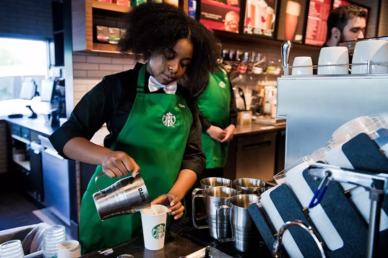 Image: Starbucks' Miami Gardens store.