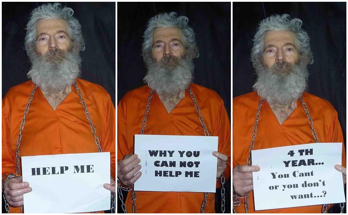 Hostage photos were emailed to Levinson's family in 2011.