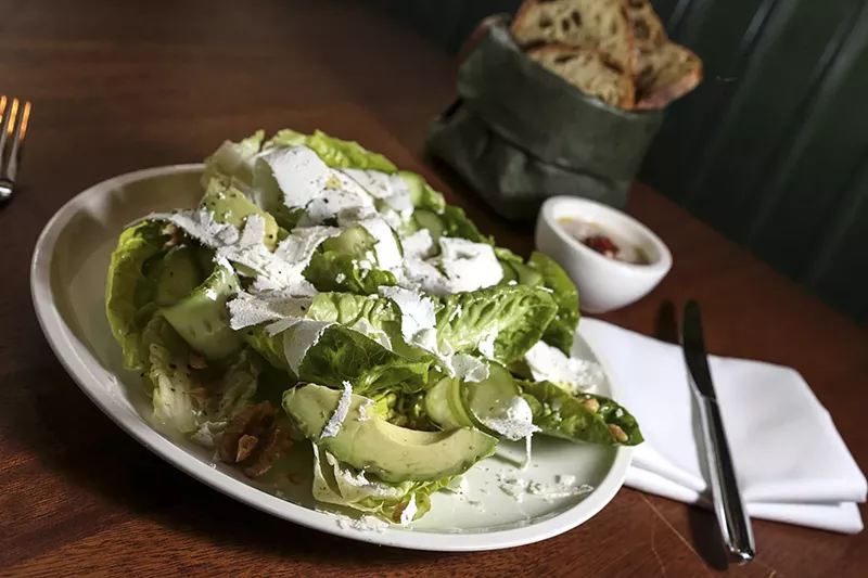Image: Little gem salad. See more photos from Upland here.