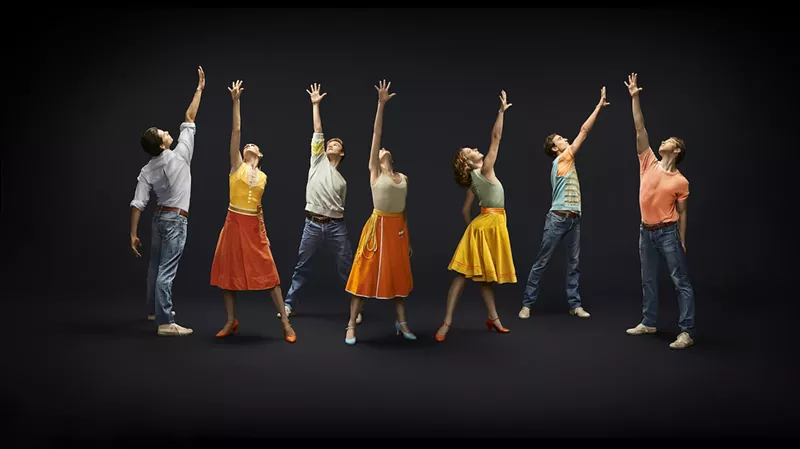 Image: Miami City Ballet dancers in West Side Story Suite, 2014. Choreography by Jerome Robbins.