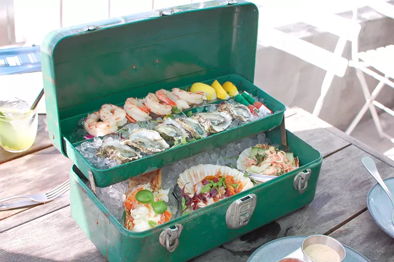 Image: The fisherman’s tackle box.