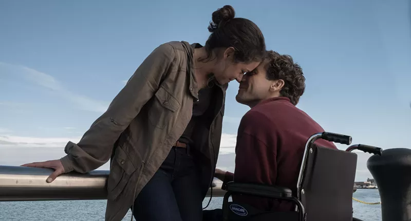 Image: Tatiana Maslany (left) and Jake Gyllenhaal share several tense, troubling scenes playing a couple who grind through a cycle of breakups and makeups in Stronger.