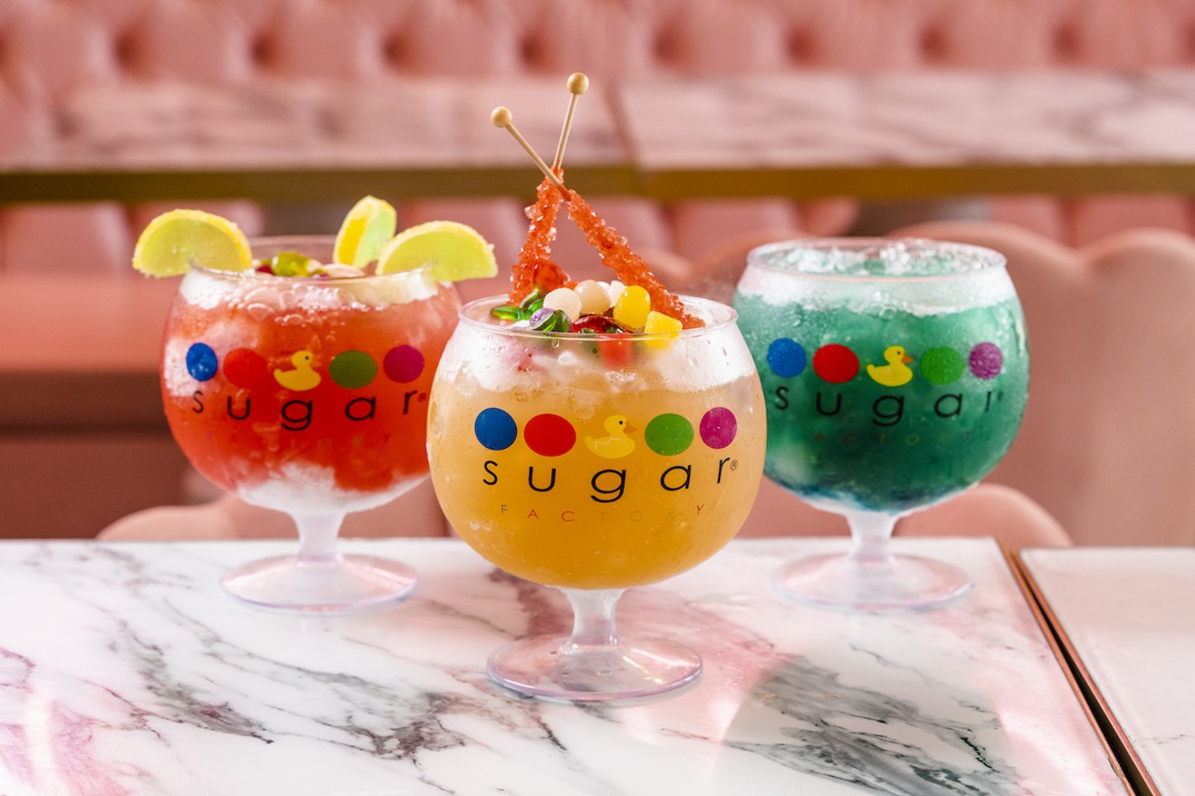 Smoking goblet cocktails are Insta-worthy menu items at Sugar Factory.