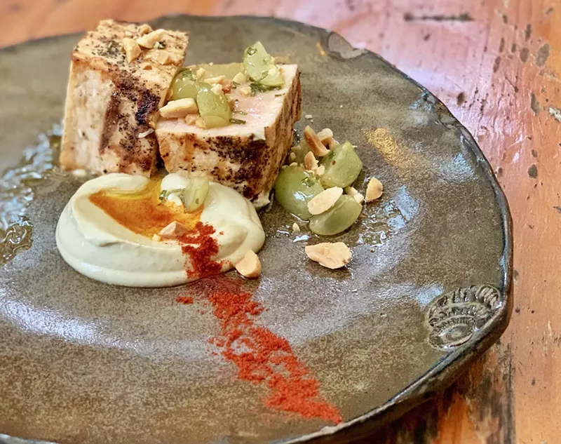 Image: Swordfish ajo blanco